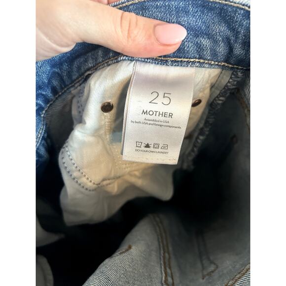 Mother Denim - High Waisted Study Hover In Perfect Drug - Picture 7 of 7